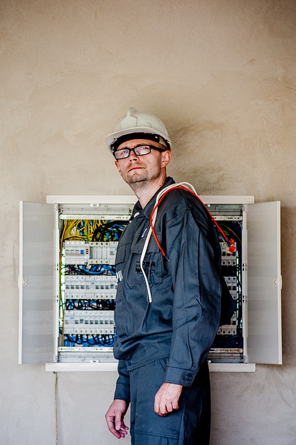Elektriker Notdienst auf einer Kölner Baustelle